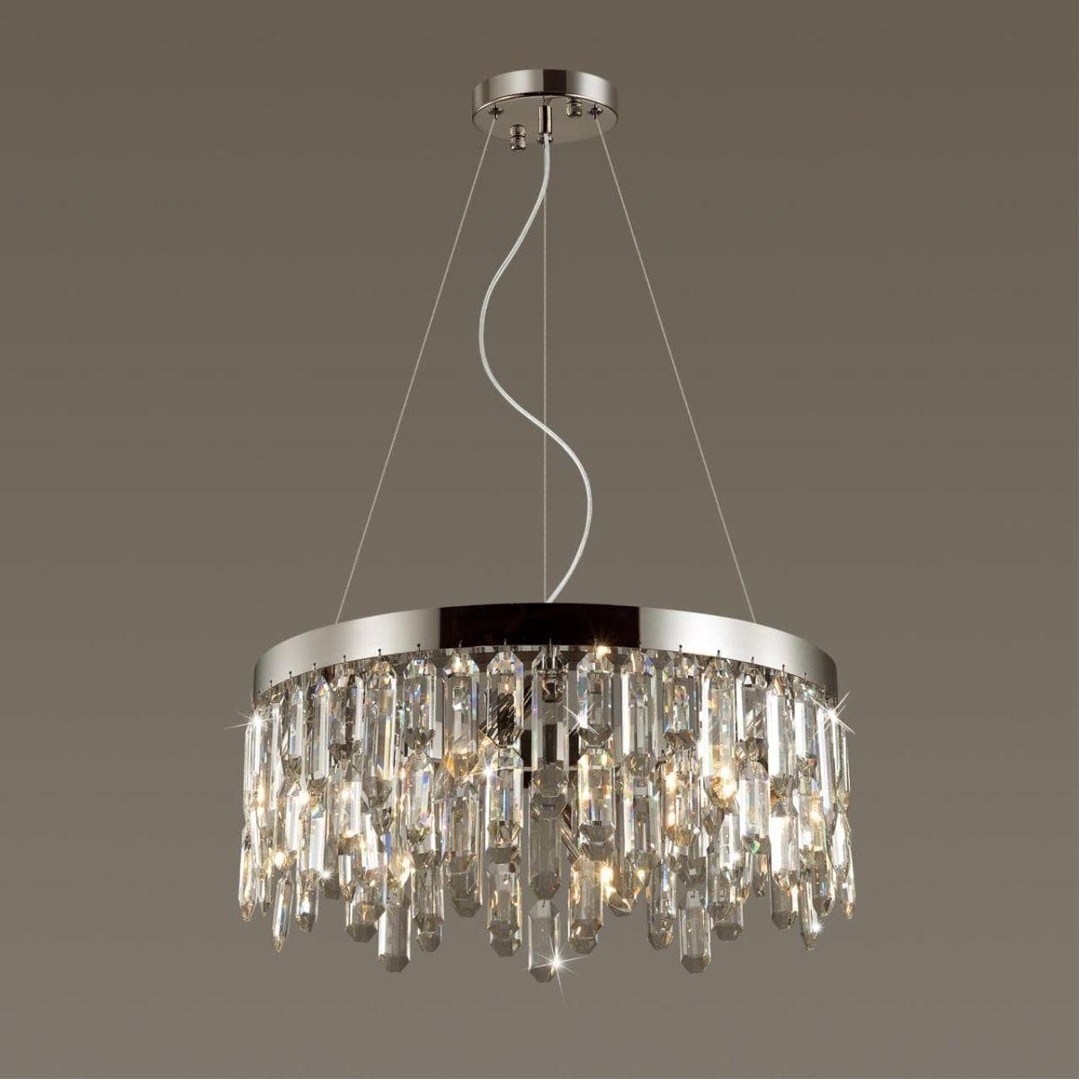 Odeon Light 4985/6 HALL ODL22 383 хром/хрусталь Люстра E14 6*40W DAKISA — миниатюра 4