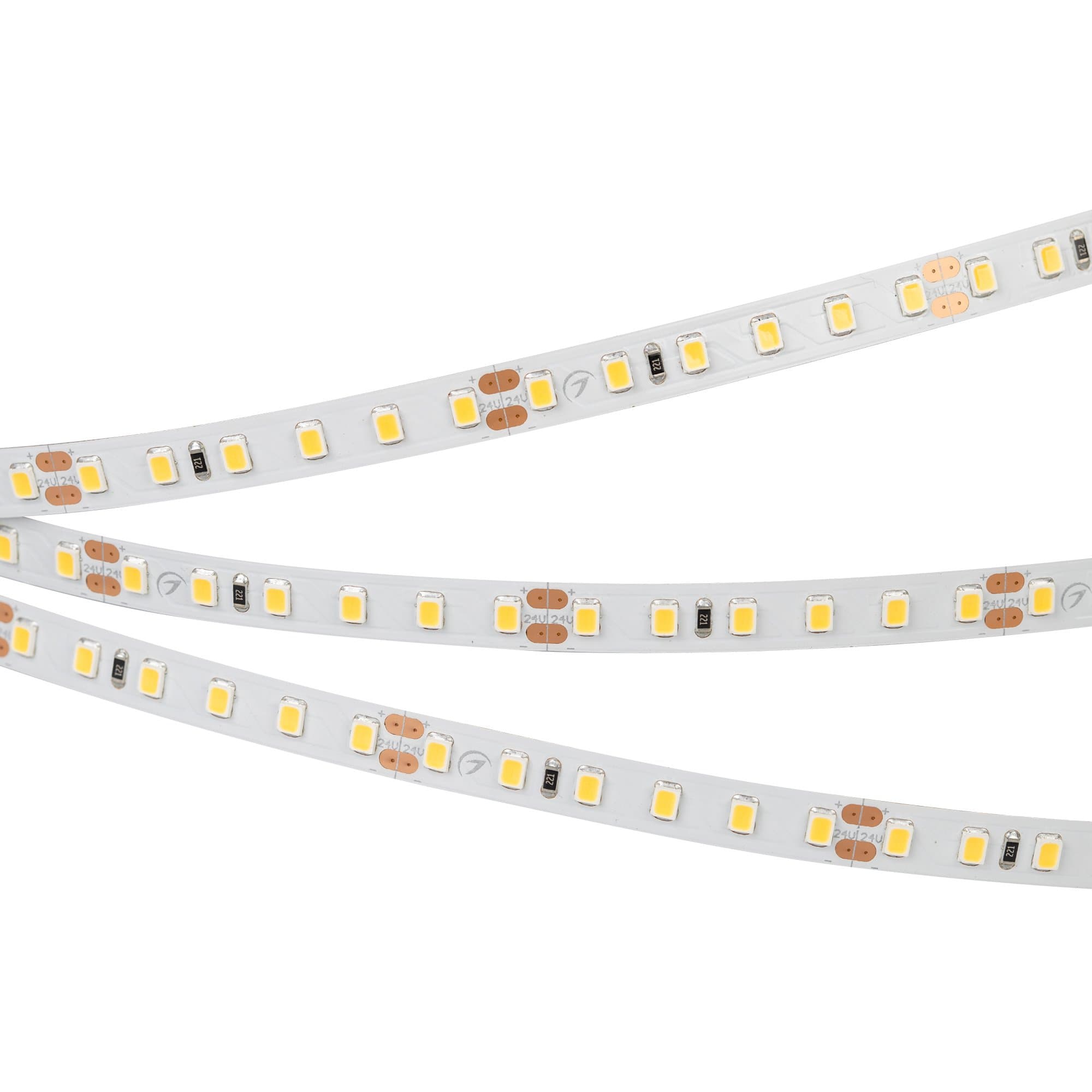 Arlight Светодиодная лента RT-A120-8mm 24V Warm2400 (9.6 W/m, IP20, 2835, 5m) (Открытый) 018090(2) — миниатюра 1
