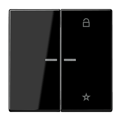 JUNG Центральная плата универсальная, чёрный LS1701SW