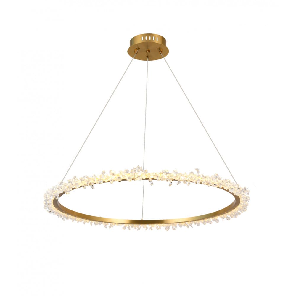 Kink Light 08454-80,36 Подвес ЛаураЛюкс латунь d80 h150 Led 49W (3000K)