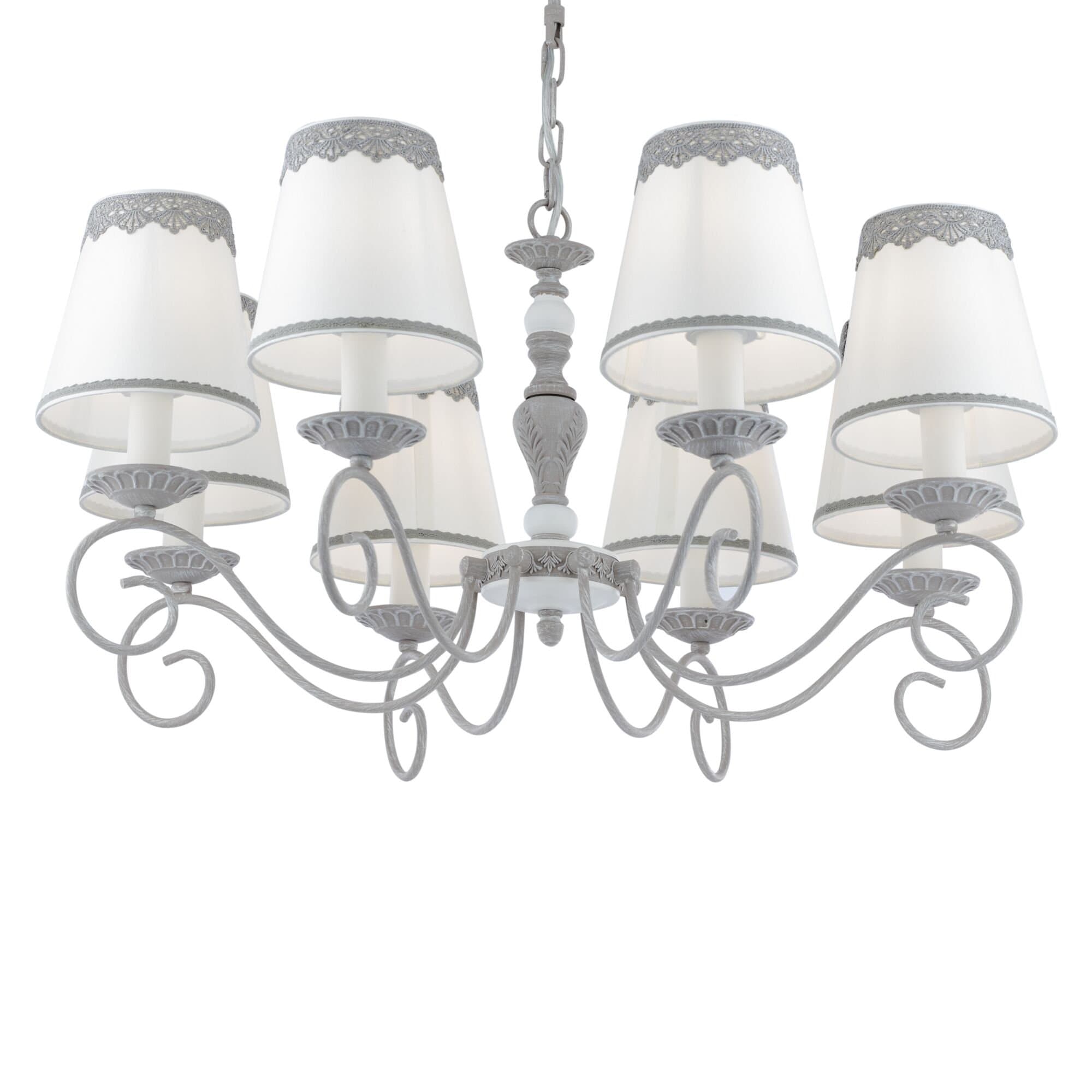 Maytoni Elegant Bouquet Серый Люстра 8xE14 40W ARM023-08-S — миниатюра 6