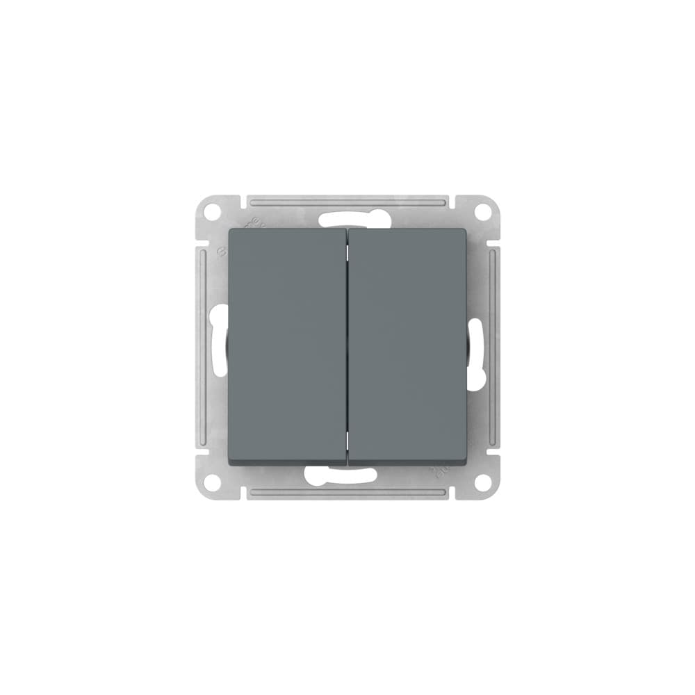 Systeme Electric AtlasDesign Грифель Переключатель 2-клавишный, сх.6/2, 10АХ, мех., быстрозажим. клем. — миниатюра 3