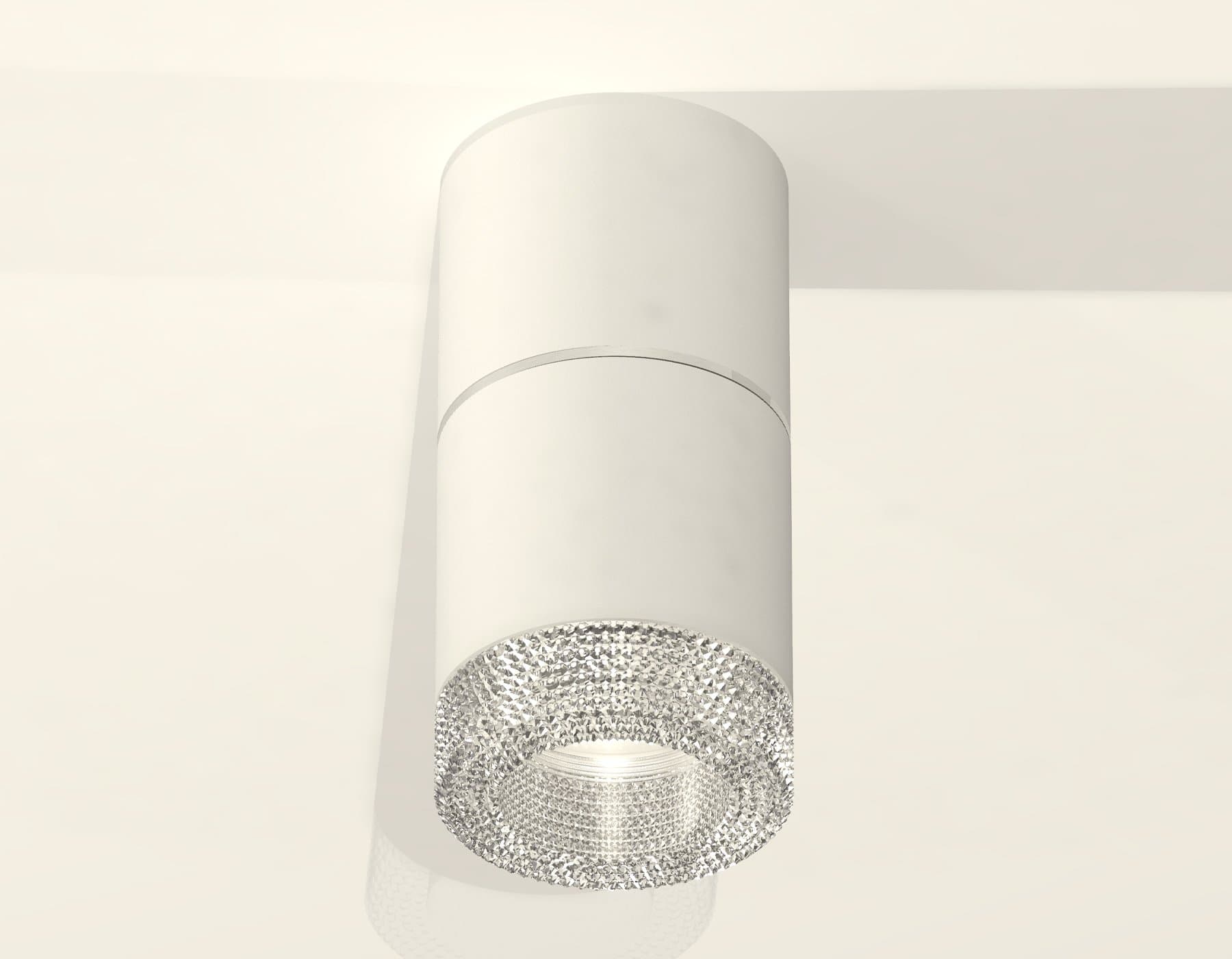 Ambrella Комплект накладного светильника с композитным хрусталем XS7401162 SWH/CL белый песок/прозрачный MR16 GU5.3 (C7401, A2070, C7401, N7191) — миниатюра 2