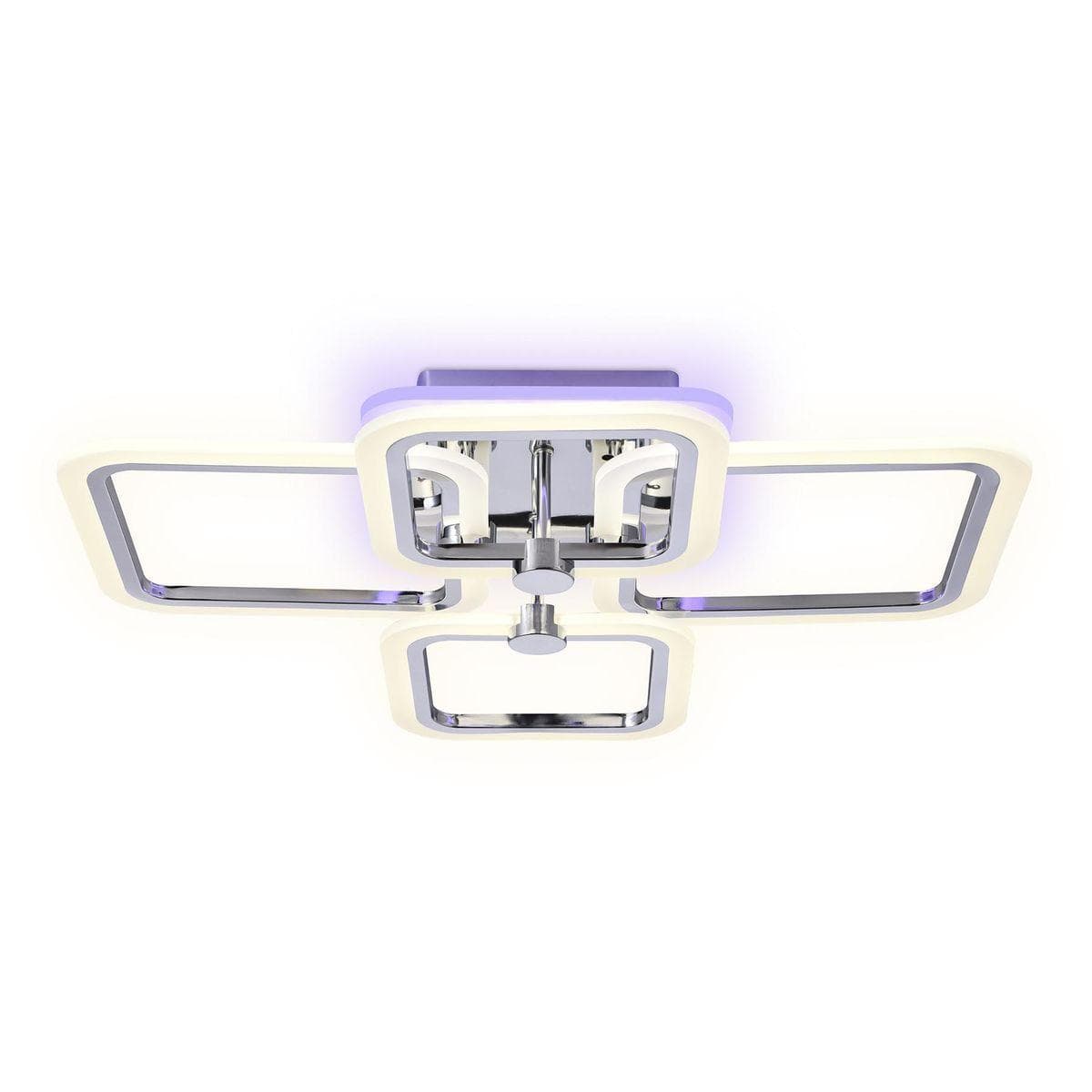 Ambrella Потолочный светодиодный светильник с пультом FA534/2+2 CH хром 105W 580*420*130 (ПДУ РАДИО 2.4G) — миниатюра 1