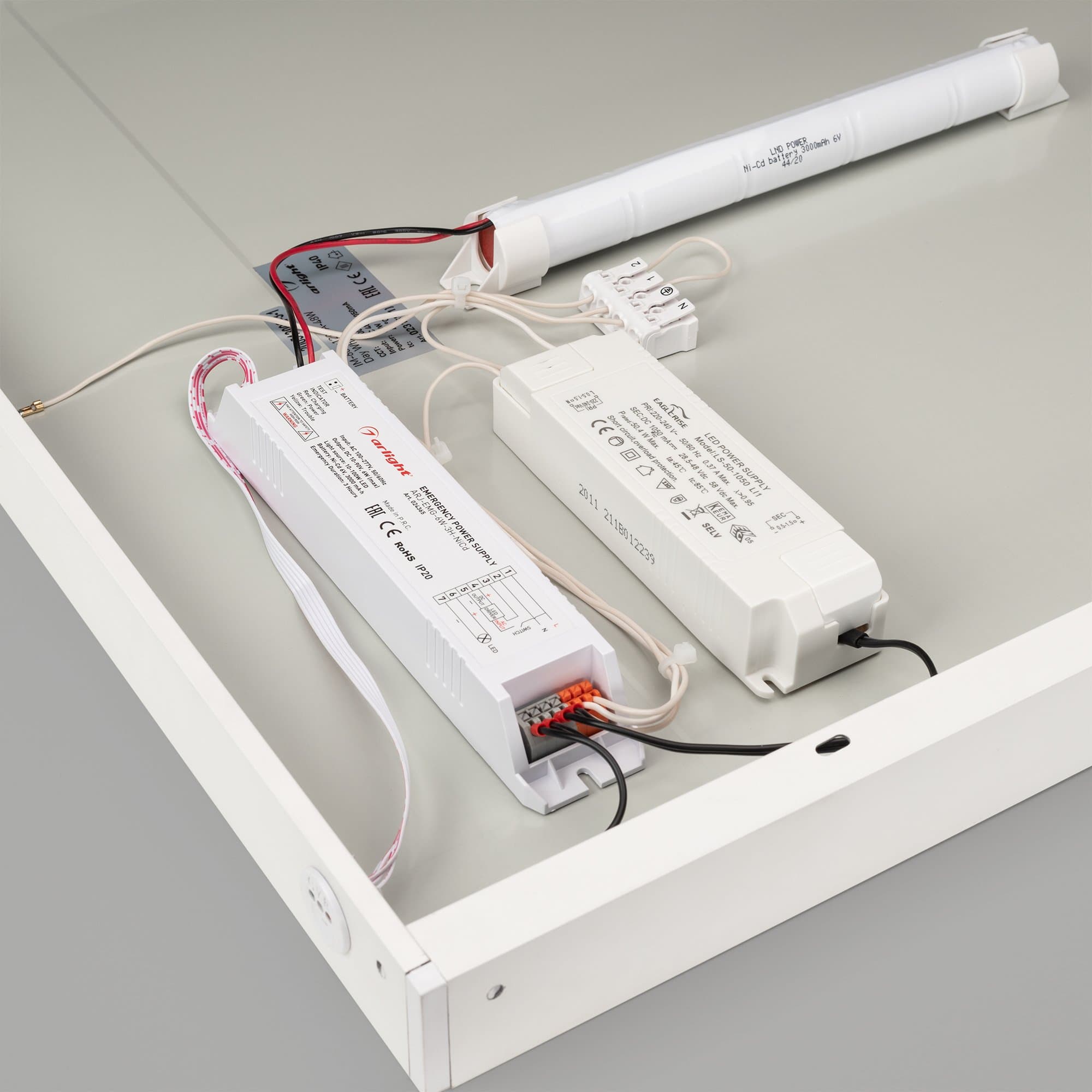 Arlight Панель IM-EMERGENCY-1.5H-S600x1200-53W White6000 (WH, 120 deg, 230V) (IP40 Металл, 2 года) 034940 — миниатюра 2