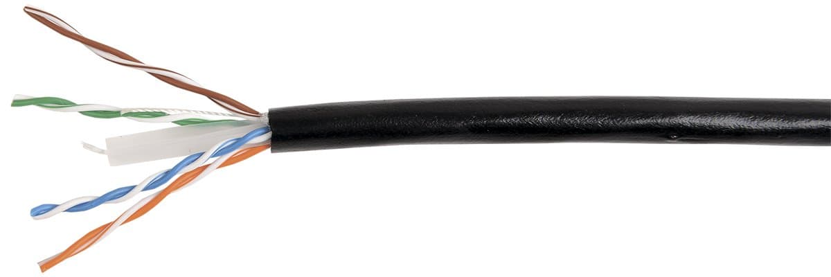 IEK ITK Каб. вп U/UTP, кат.6 4х2х23AWG solid, LDPE, 305м, чер. LC3-C604-139 — миниатюра 2