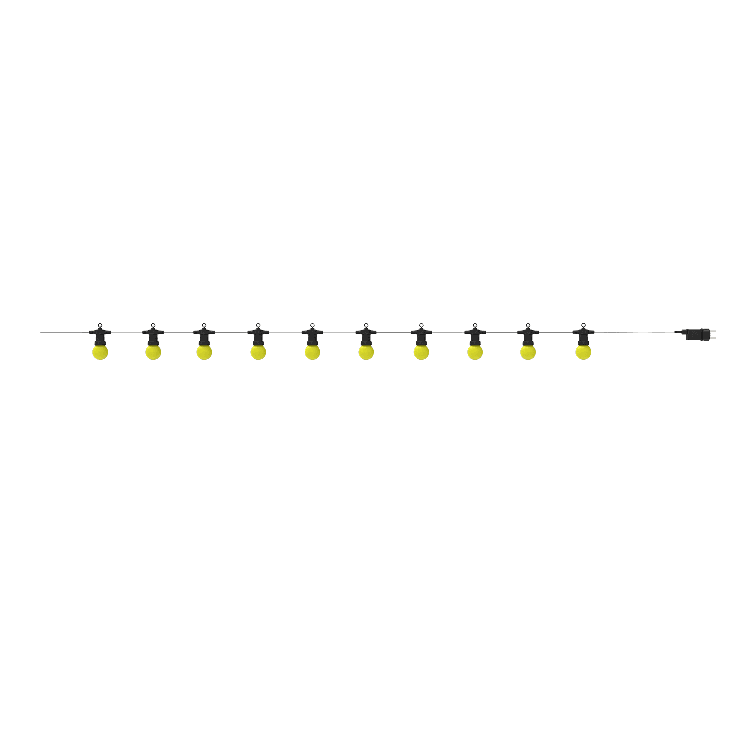 Gauss Гирлянда светодиодная "Белт Лайт" Holiday, 10 ламп, 7,7 м, IP44, жёлтый, 1/6 HL065 — миниатюра 6