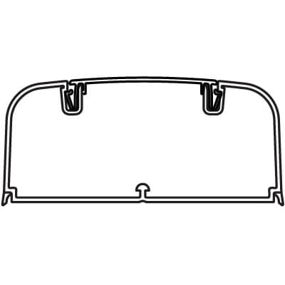 DKC In-Liner Front Кабель-канал 110х50 мм (короб+фронтальная крышка 09510) (1шт=2м)