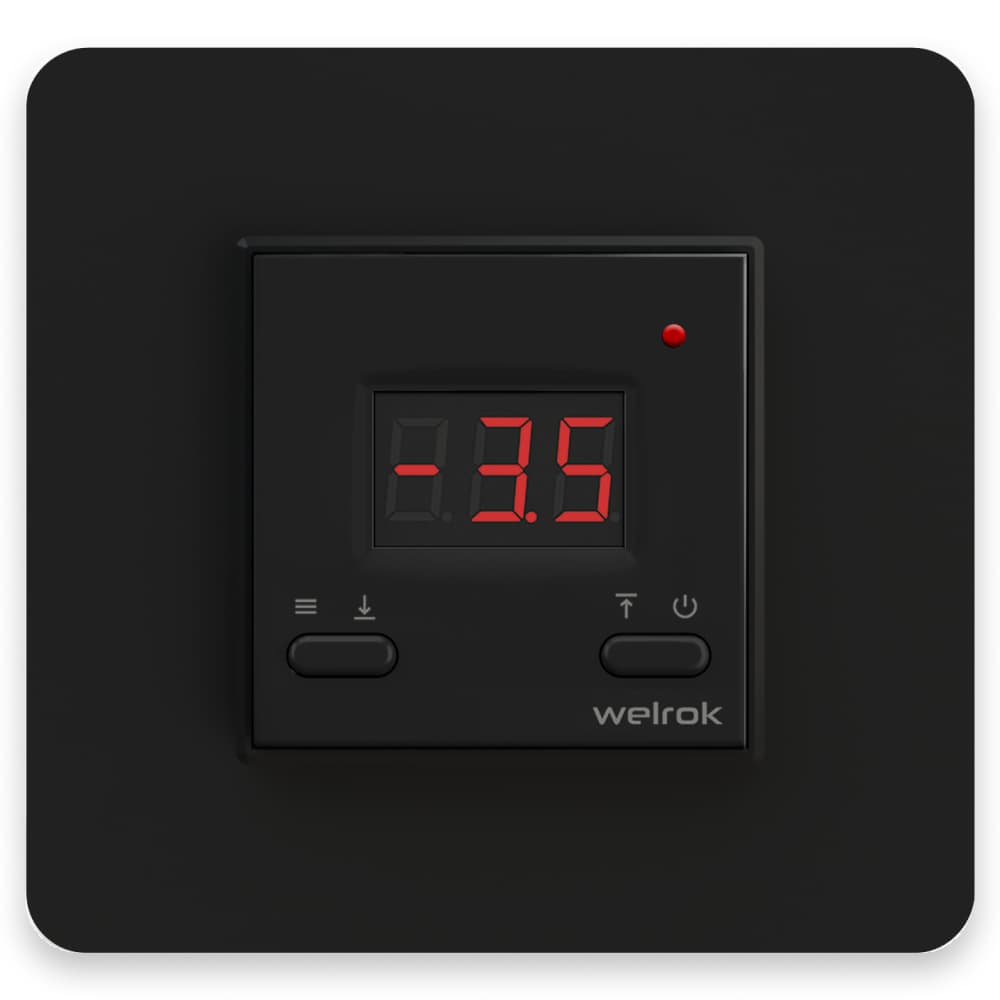 Welrok kt bk Терморегулятор для снеготаяния 16 А, 3000 ВА, 0…10 °С, -20…-1 °С