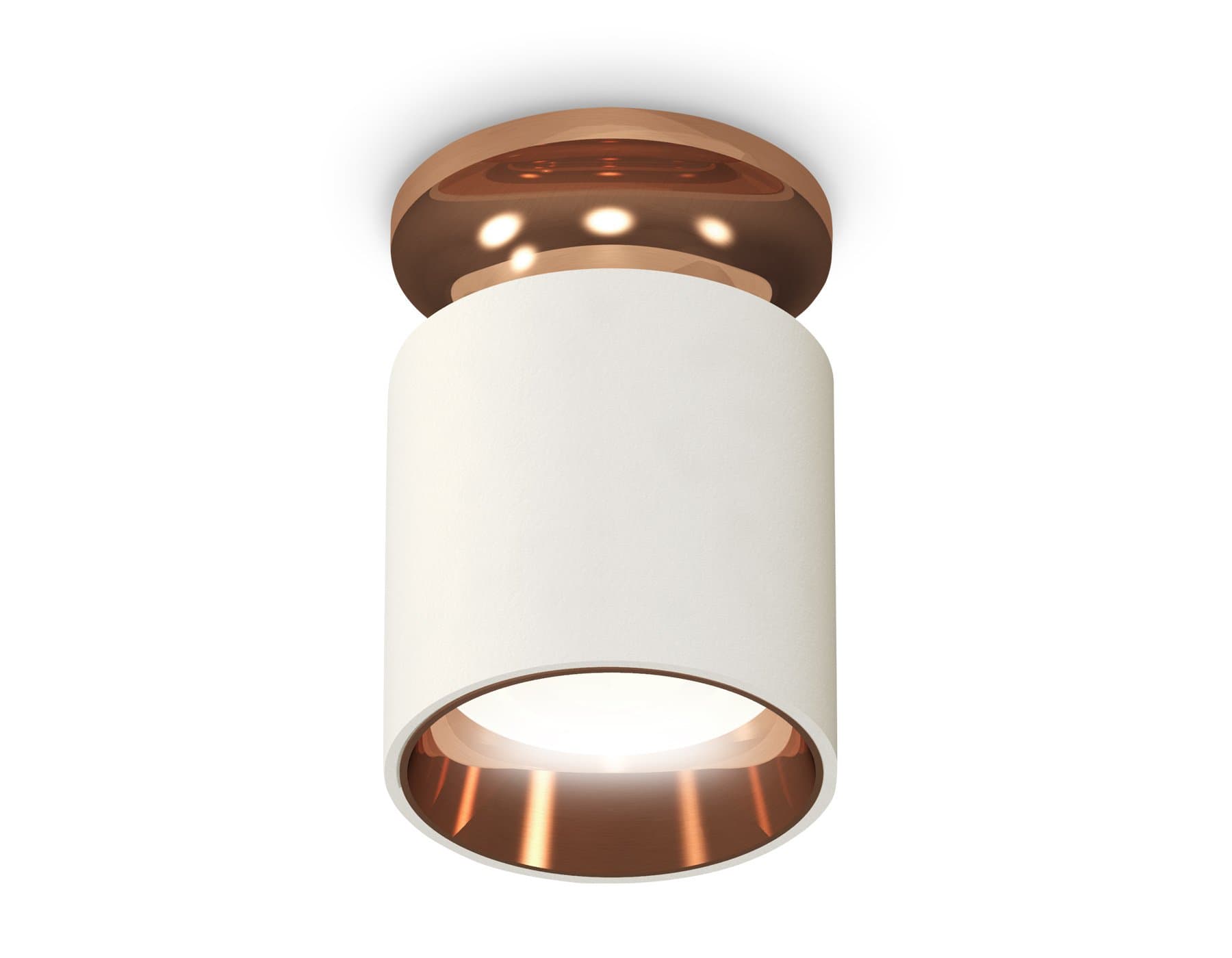 Ambrella Комплект накладного светильника XS6301201 SWH/PPG белый песок/золото розовое полированное MR16 GU5.3 (N6906, C6301, N6114)