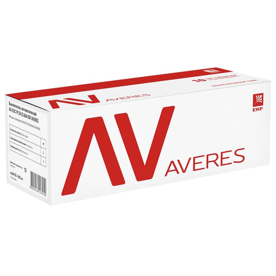 EKF Averes Автоматический выключатель AV-6 DC 1P 6A (C) 6kA mcb6-DC-1-06C-av — миниатюра 3
