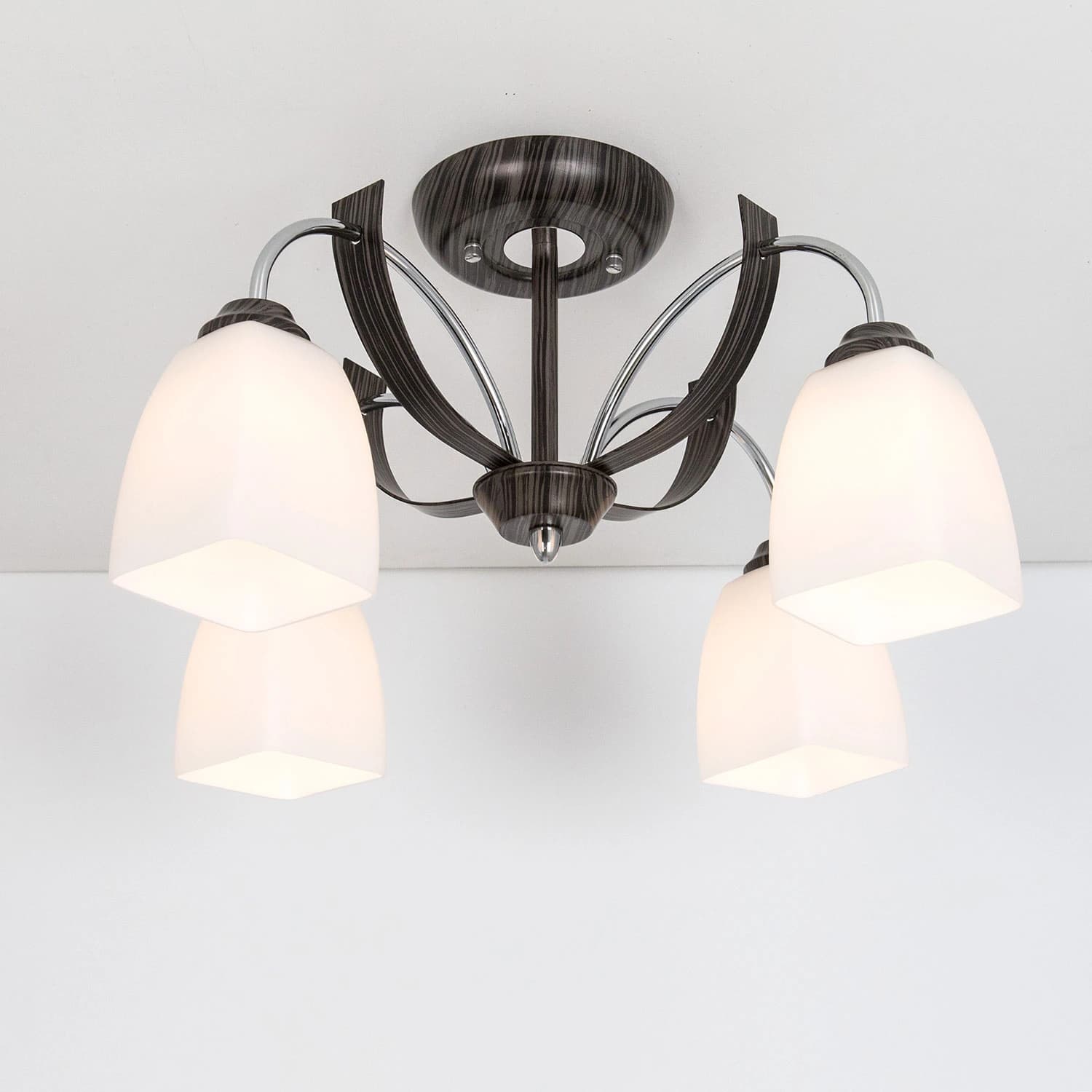 Citilux CL128141 Крокус Хром+Венге Светильник Люстра — миниатюра 2