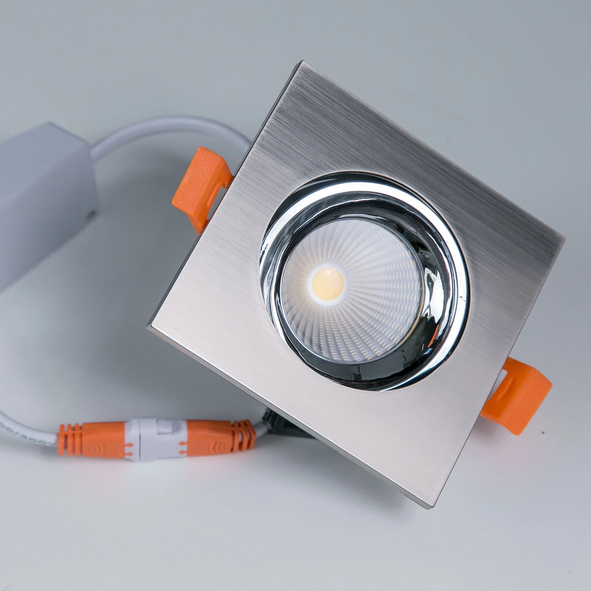 Citilux CLD001KNW5 Альфа ХромМат+Хром Светильник встраиваемый LED 7W*3500K — миниатюра 3
