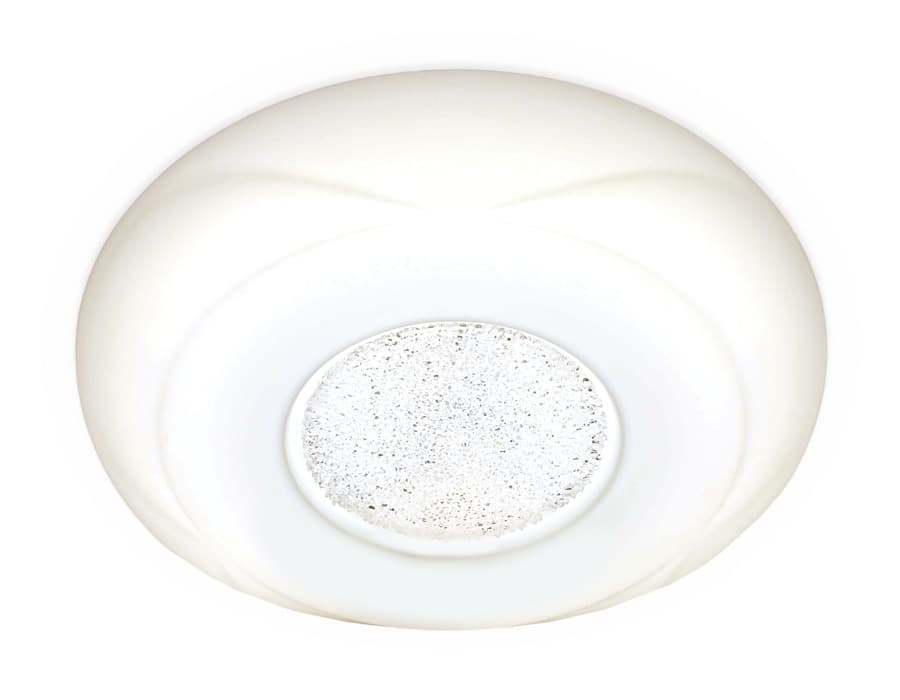 Ambrella Потолочный светодиодный светильник с пультом F201 WH 48W 370*370*60 (ПДУ ИК) F201 WH 48W D370