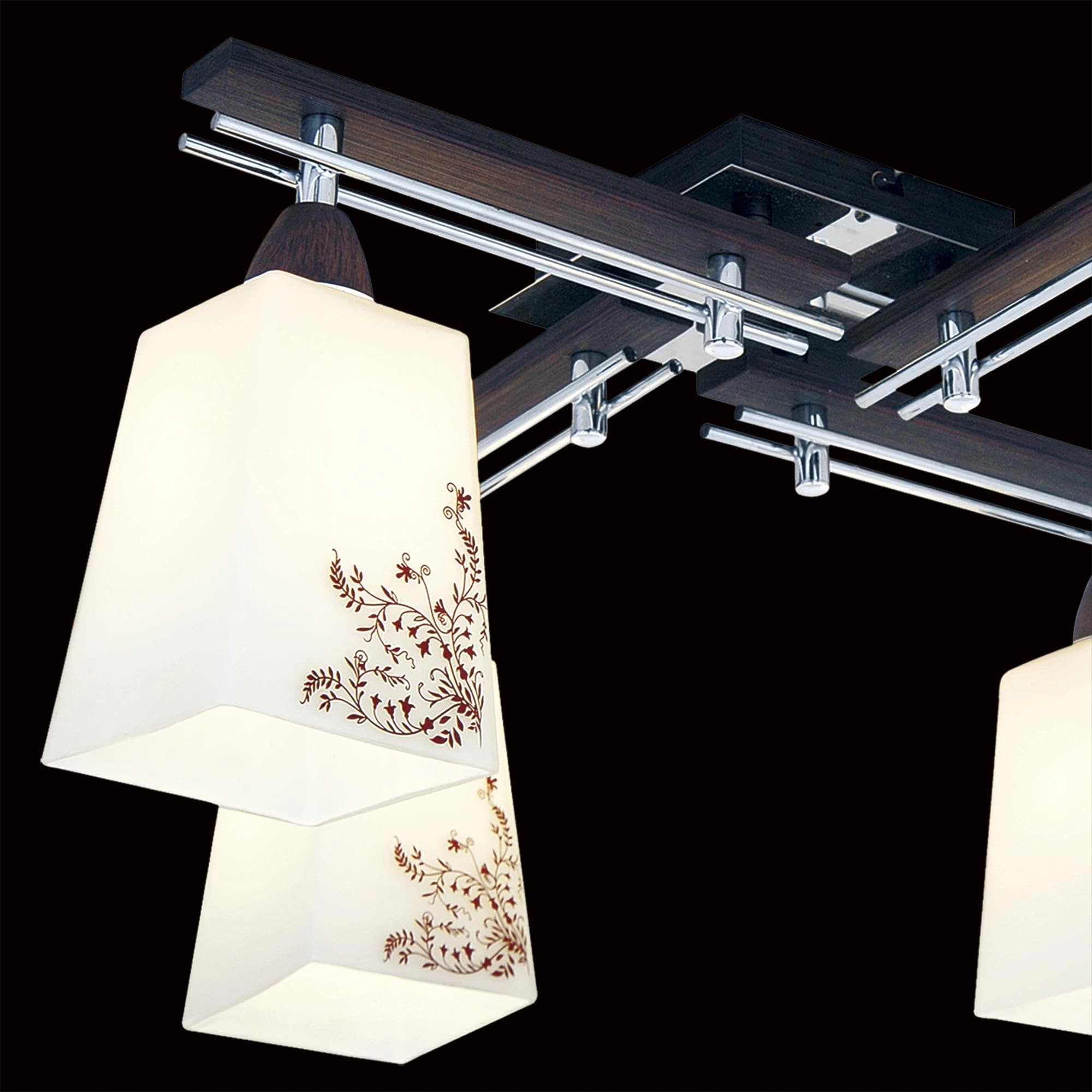 Citilux CL145141 Креол Хром+Венге Светильник Люстра — миниатюра 3