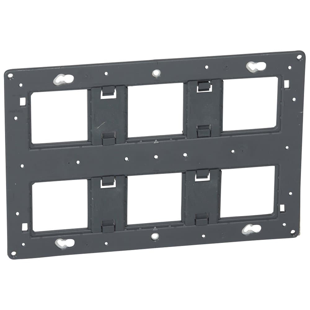 Legrand Mosaiс Суппорт 2X3-местный 080266 — миниатюра 1