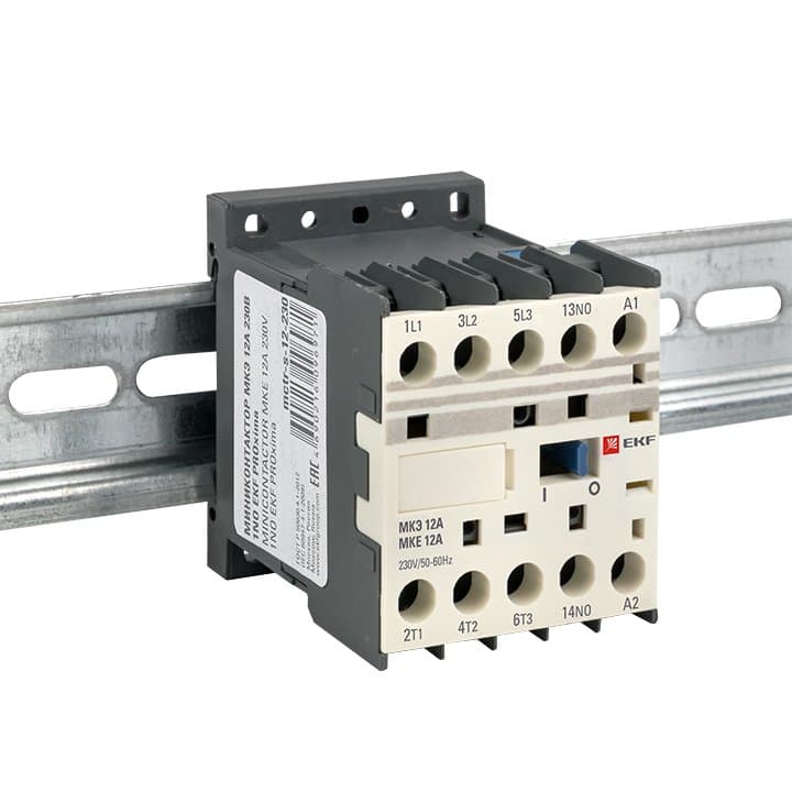 EKF PROxima Миниконтактор МКЭ 12А 230В 1NO — миниатюра 3