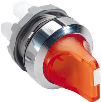 ABB M3SS1-21R Переключатель (кор. ручка) красный с подсветкой 3-х позиц. (корпус) с фикс. 1SFA611210R2101
