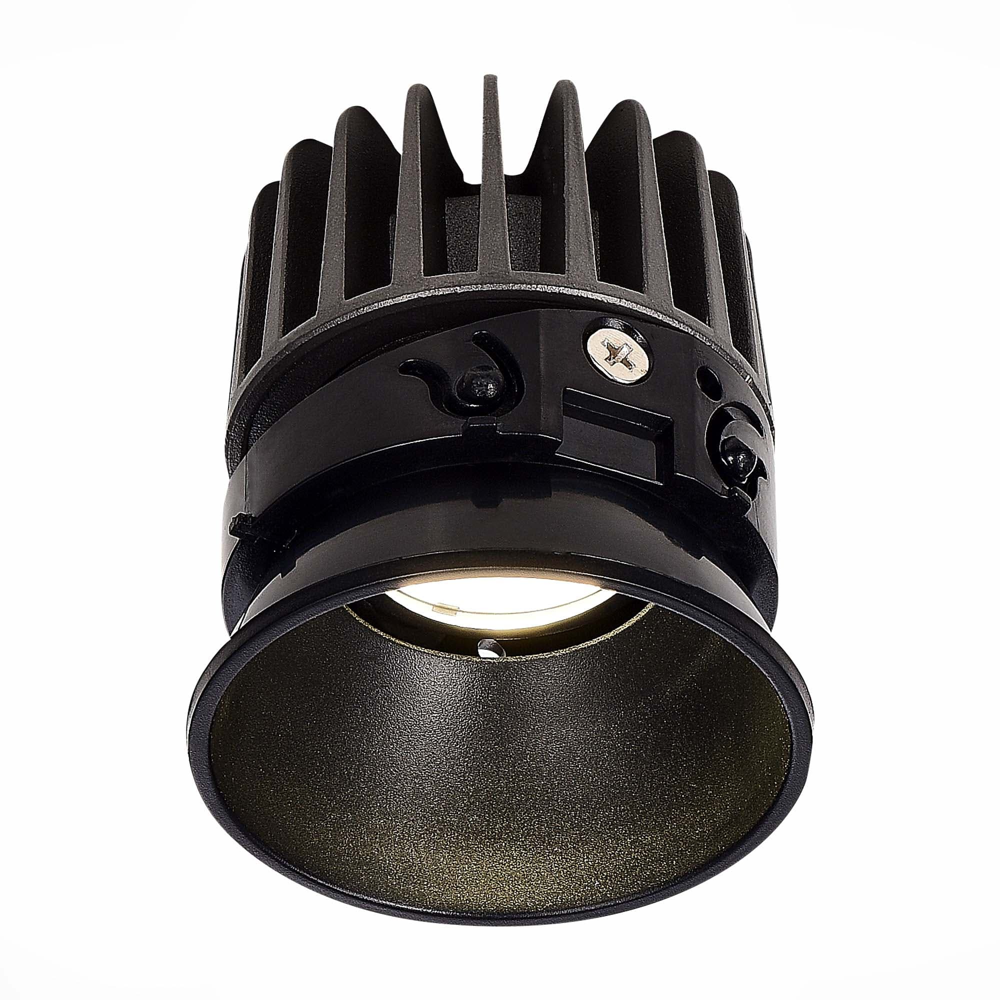 ST LUCE ST850.408.12 Светодиодный модуль SMART Черный LED 1*12W 2700K-6500K 960Lm Ra90 36° IP20 D69xH70 220-240V