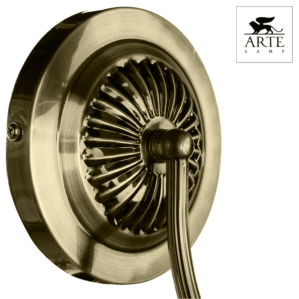Arte Lamp Alice Бронза/Бежевый Бра 60W E14 A3579AP-1AB — миниатюра 2
