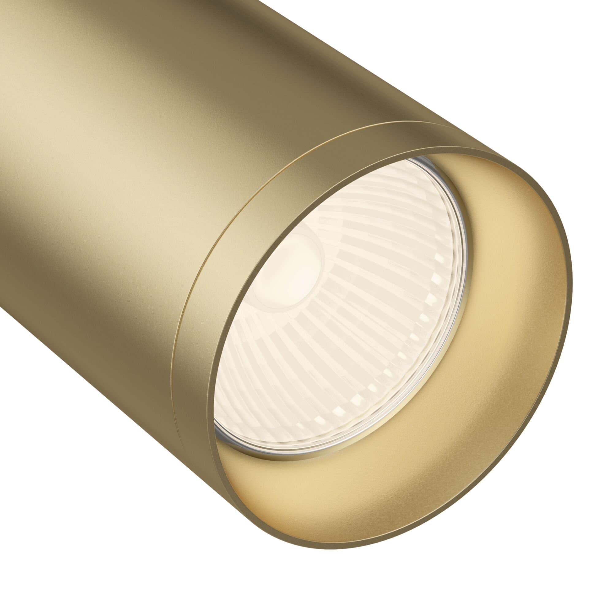 Maytoni Single phase track system Матовое Золото Светильник трековый TR004-1-GU10-MG — миниатюра 3