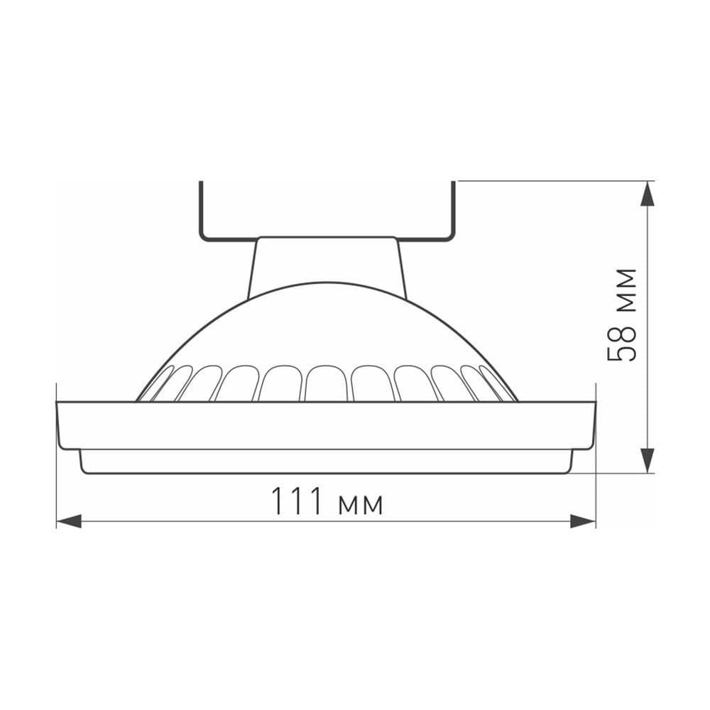 Arlight Лампа AR111-UNIT-G53-15W- Warm3000 (WH, 24 deg, 12V) (Металл) 025640 — миниатюра 4