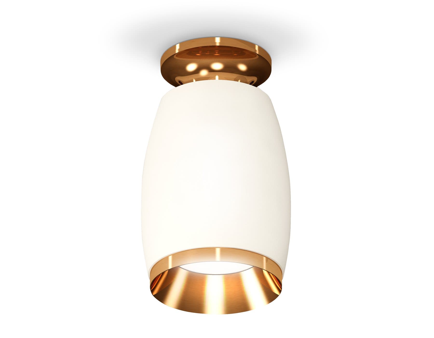 Ambrella Комплект накладного светильника XS1122044 SWH/PYG белый песок/золото желтое полированное MR16 GU5.3 (N6905, C1122, N7034) — миниатюра 1