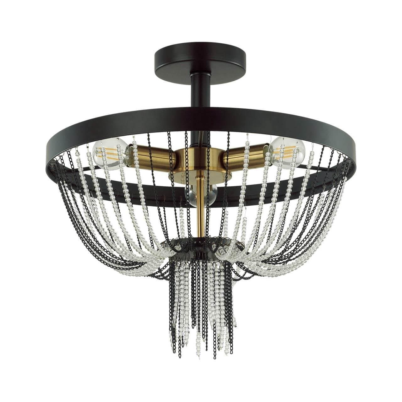 Lumion 4560/3C LOFTI LN21 черный, латунь Люстра потолочная E14 3*40W 220V ELVIS — миниатюра 1