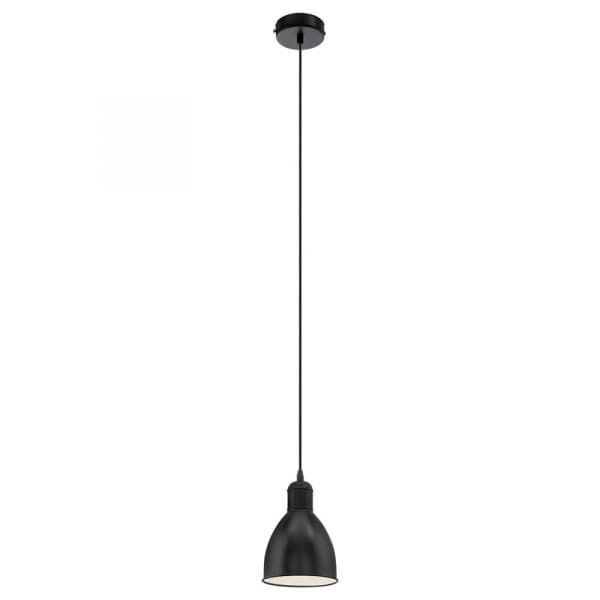 Eglo 49464 Подвес PRIDDY, 1х60W (E27), Ø155, сталь, черный