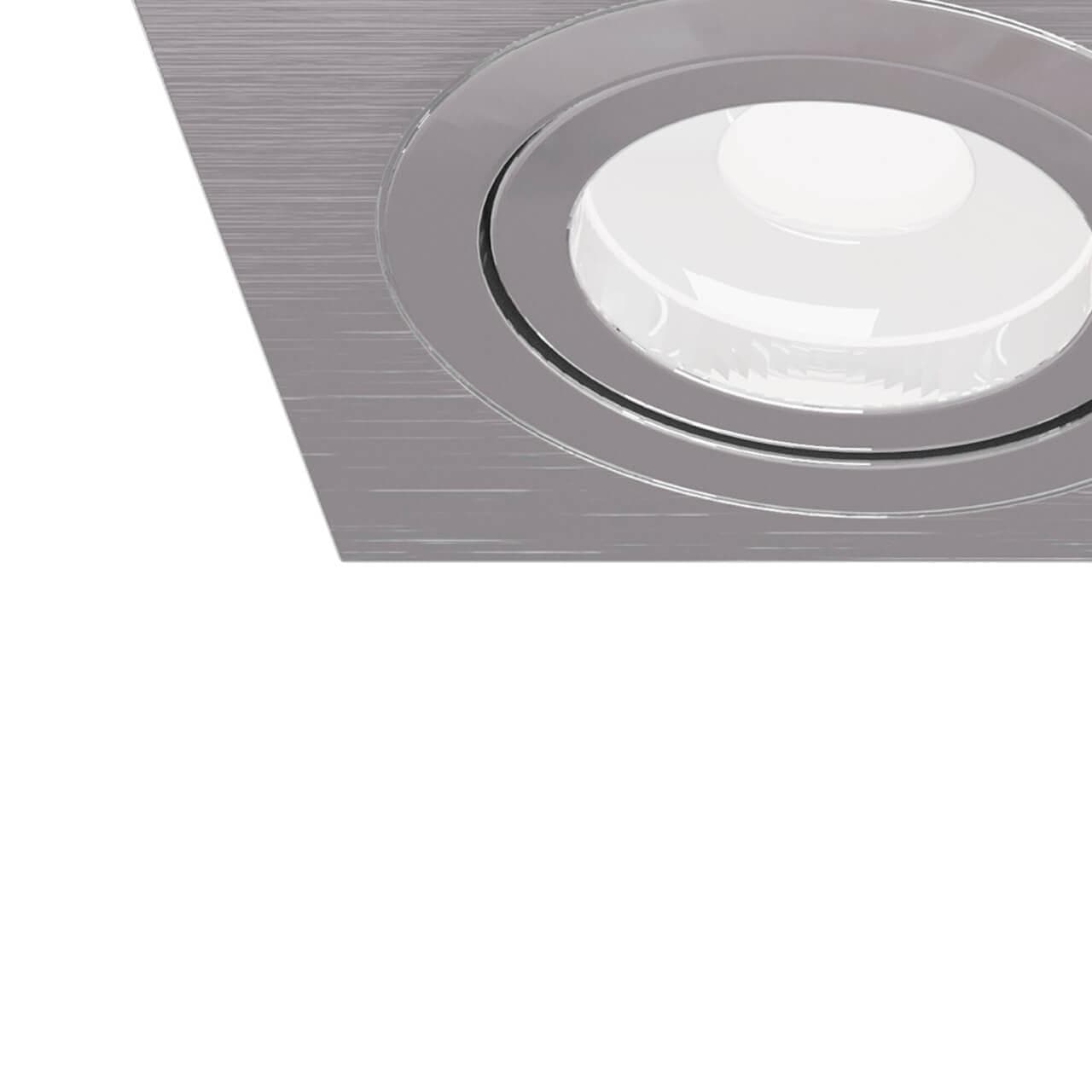 Maytoni Technical Atom Серебро Встраиваемый светильник GU10 50W DL024-2-02S — миниатюра 10