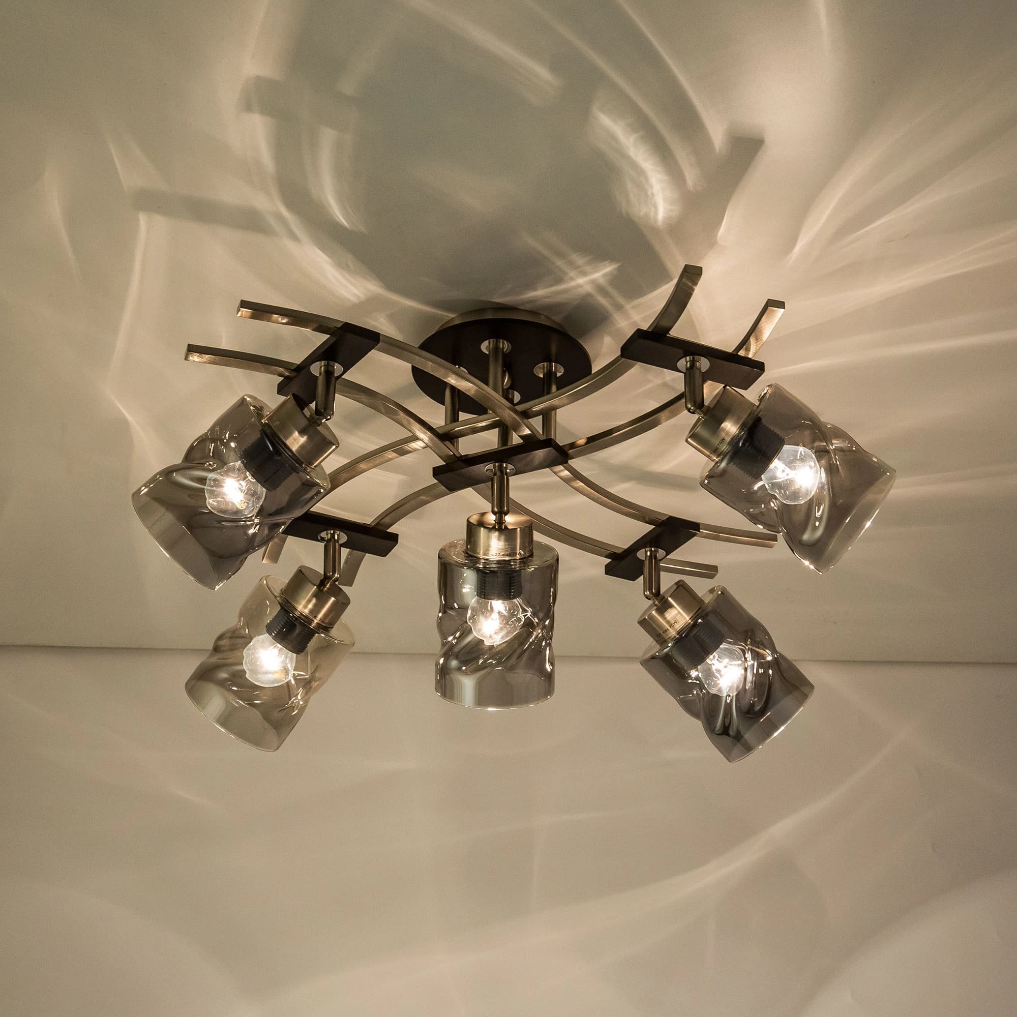 Citilux CL142155 Мерида Хр.Мат+Дымч Люстра — миниатюра 3