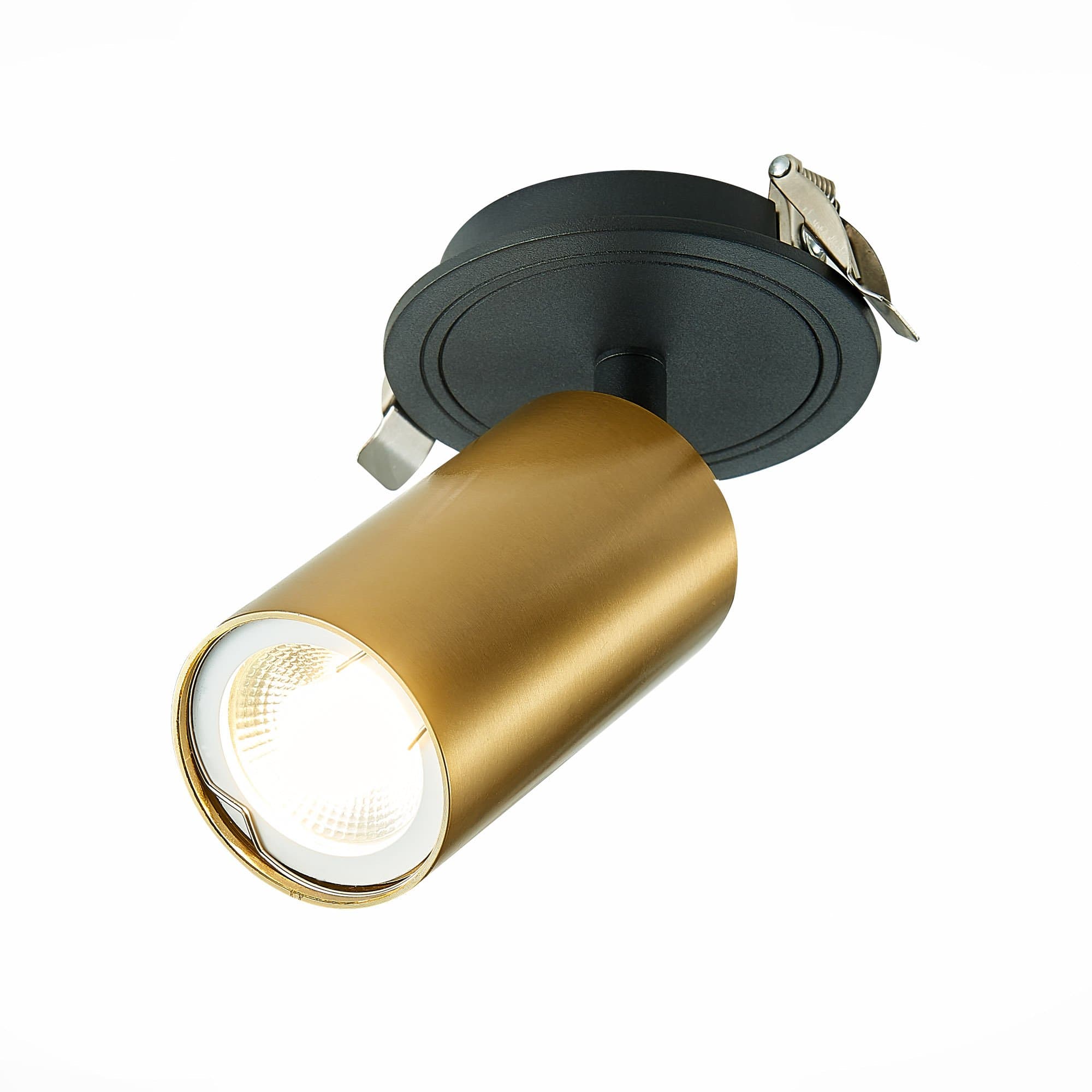 ST LUCE  ST303.208.01 Св-к встр. Золотистый GU10 1*50W IP20 D90xH175 220V Без ламп