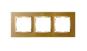 Simon S82 Concept Матовое золото, Рамка 3-я 8200637-095