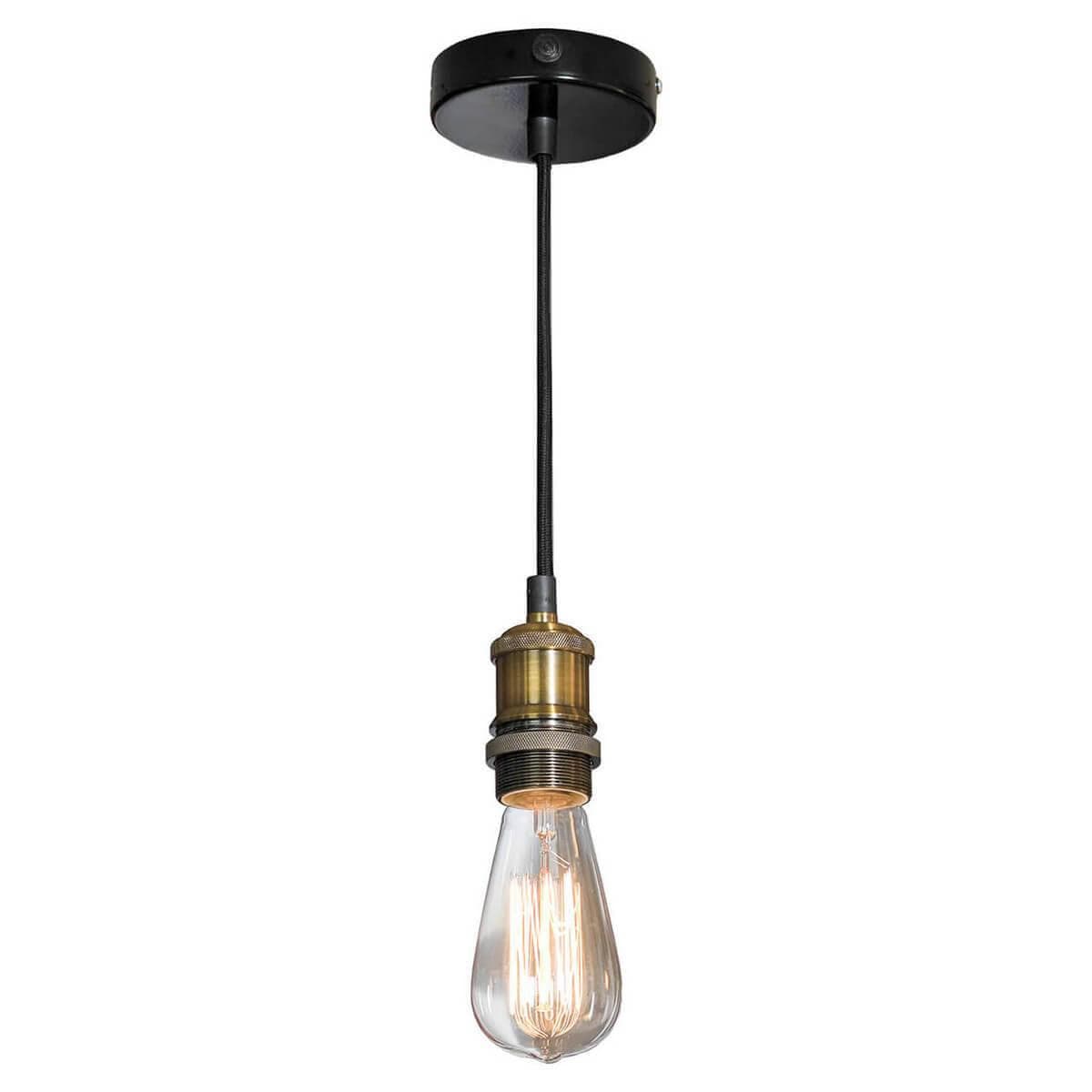 Lussole LOFT Металл Черный / бронзовый Без плафона Подвес E27 60W LSP-9888 — миниатюра 1