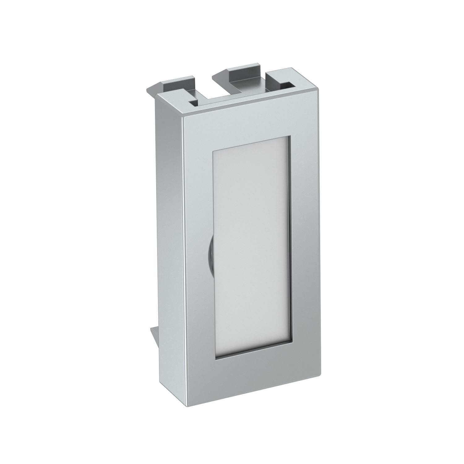 OBO Bettermann Заглушка с полем для маркировки, 0,5 модуля Modul45, 45х22,5 мм, цвет алюминиевый лак 6117412