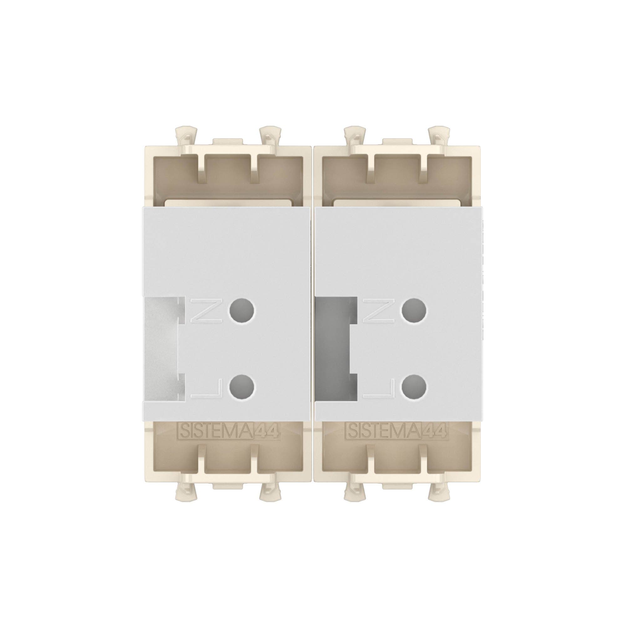 DKC USB зарядное устройство модульное, "Avanti", "Ванильная дымка", 2 модуля — миниатюра 3