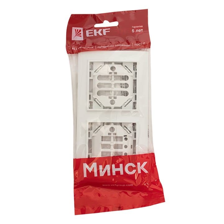 EKF Basic Минск Белый Рамка 2-ая горизонтальная — миниатюра 7