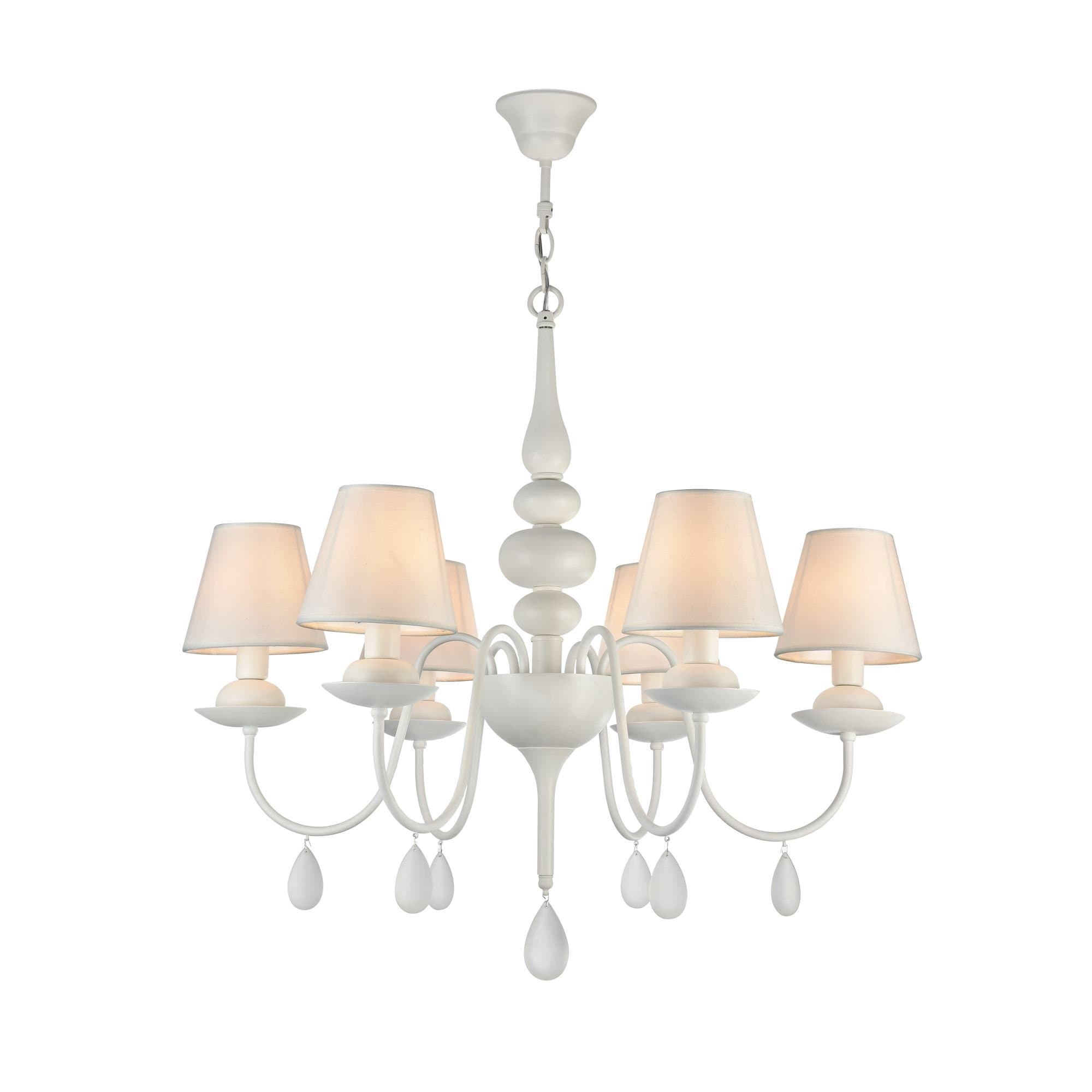 Freya Modern Eliza Белый Люстра E14 40W FR5756-PL-06-W — миниатюра 2