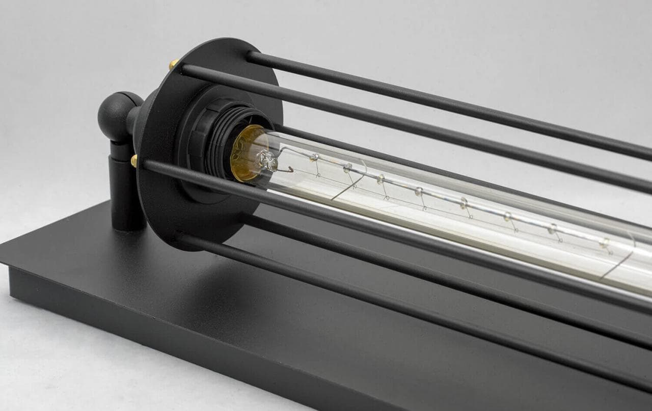 Lussole LOFT Металл Черный /  Без плафона Светильник настенный E27 60W LSP-9120 — миниатюра 4