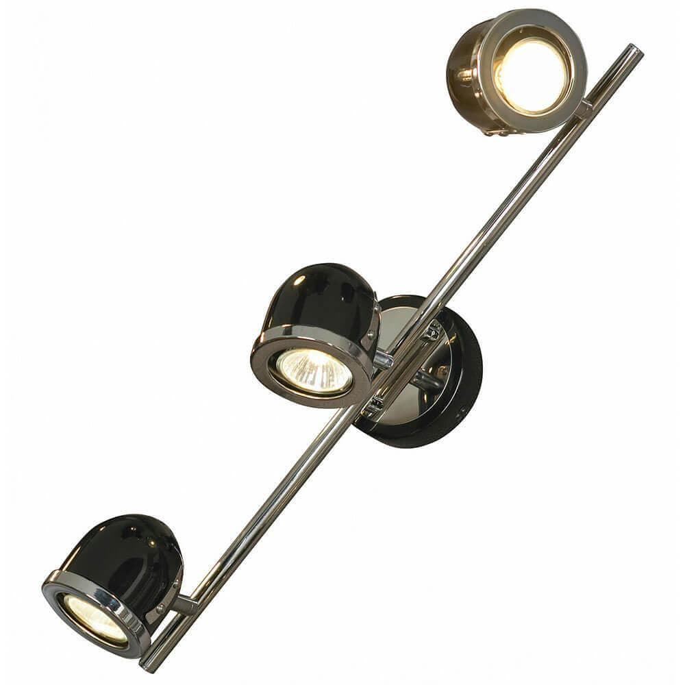 Lussole S.R.L Металл Черный / хром Металл Светильник настенно-потолочный GU10 5,5W GRLSN-3121-03