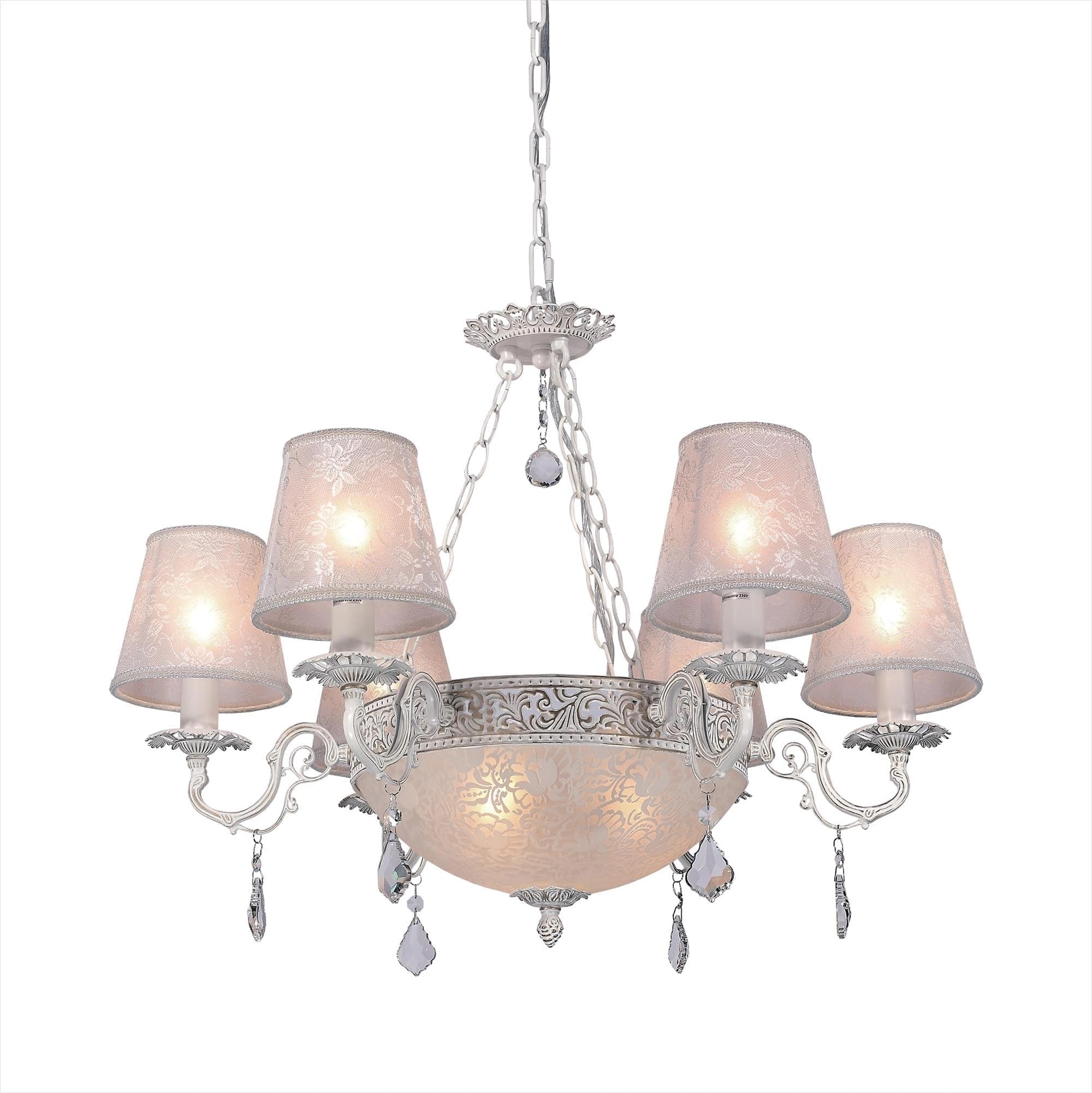 Citilux CL424161 Бельведер Бел.+Золото Светильник Люстра