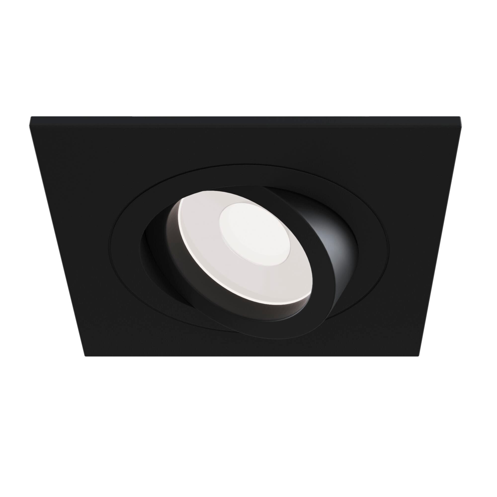 Maytoni Technical Atom Черный Встраиваемый светильник GU10 50W DL024-2-01B — миниатюра 3