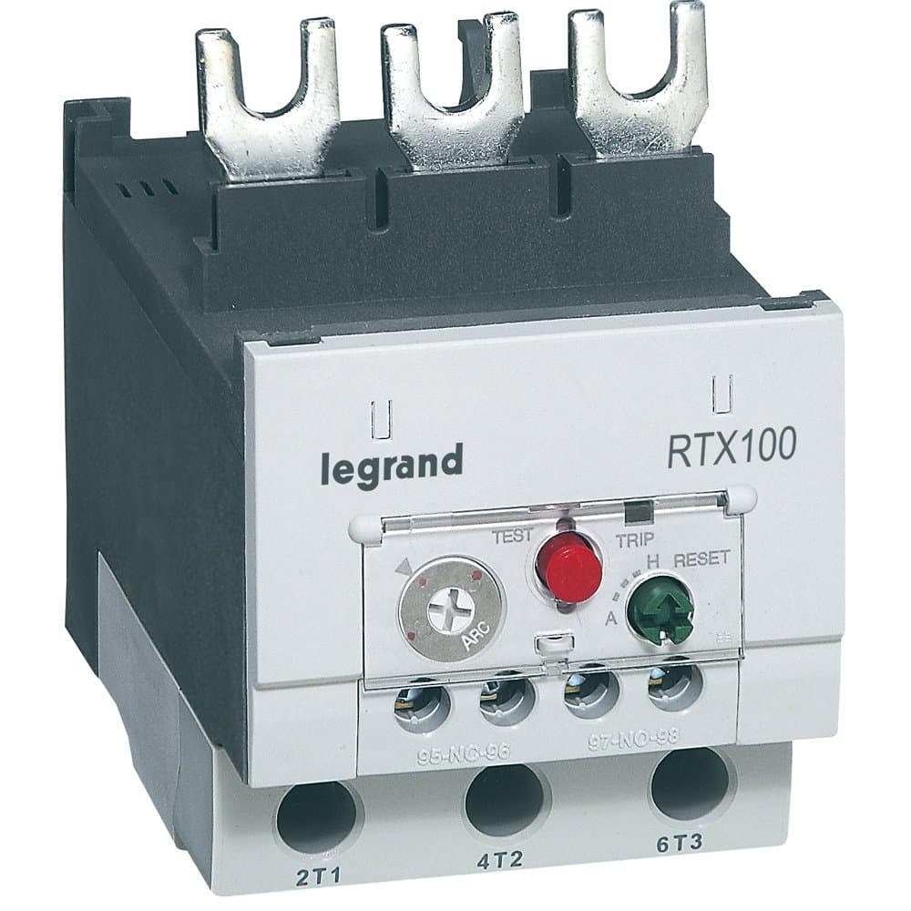 Legrand RTX3 100 Тепловое реле 80-100A для контакторов CTX3 3P 100 416731 — миниатюра 1