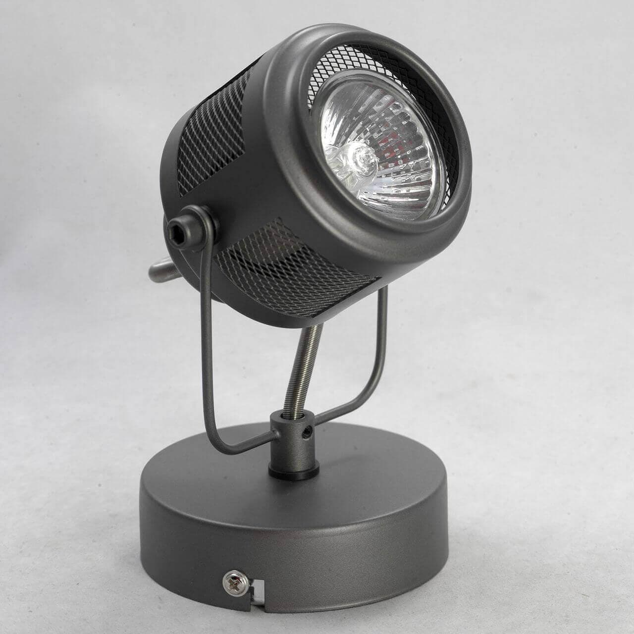 Lussole LOFT Металл Серый /  Металл Светильник настенно-потолочный GU10 5,5W GRLSP-8045 — миниатюра 4