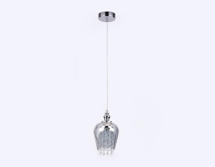 Ambrella Подвесной светильник со сменной лампой TR3609 CH/SM хром/дымчатый E27 max 40W D140*1000 — миниатюра 3