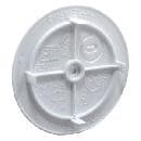 PE Крышка для монтажной коробки PE 030 040 белая PE 310 050