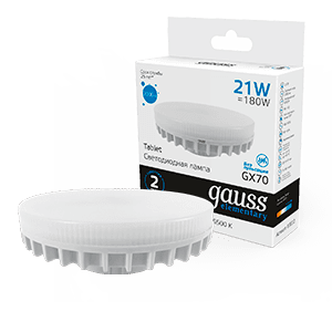 Gauss Лампа Elementary GX70 21W 2000lm 6500K LED 83832