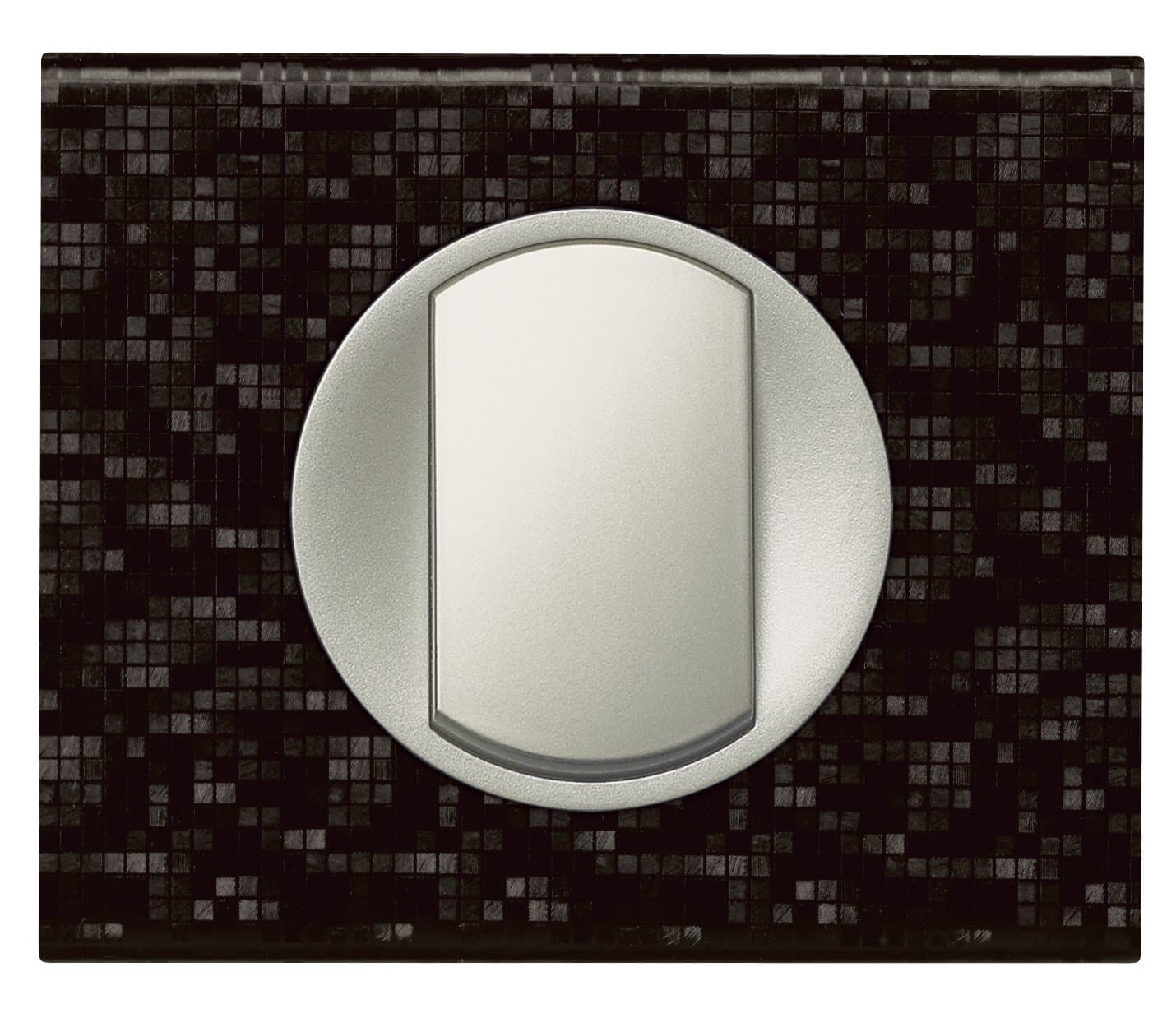 Legrand Celiane2 Кожа блэк пиксел Рамка 1-я (2 мод) 069451 — миниатюра 2
