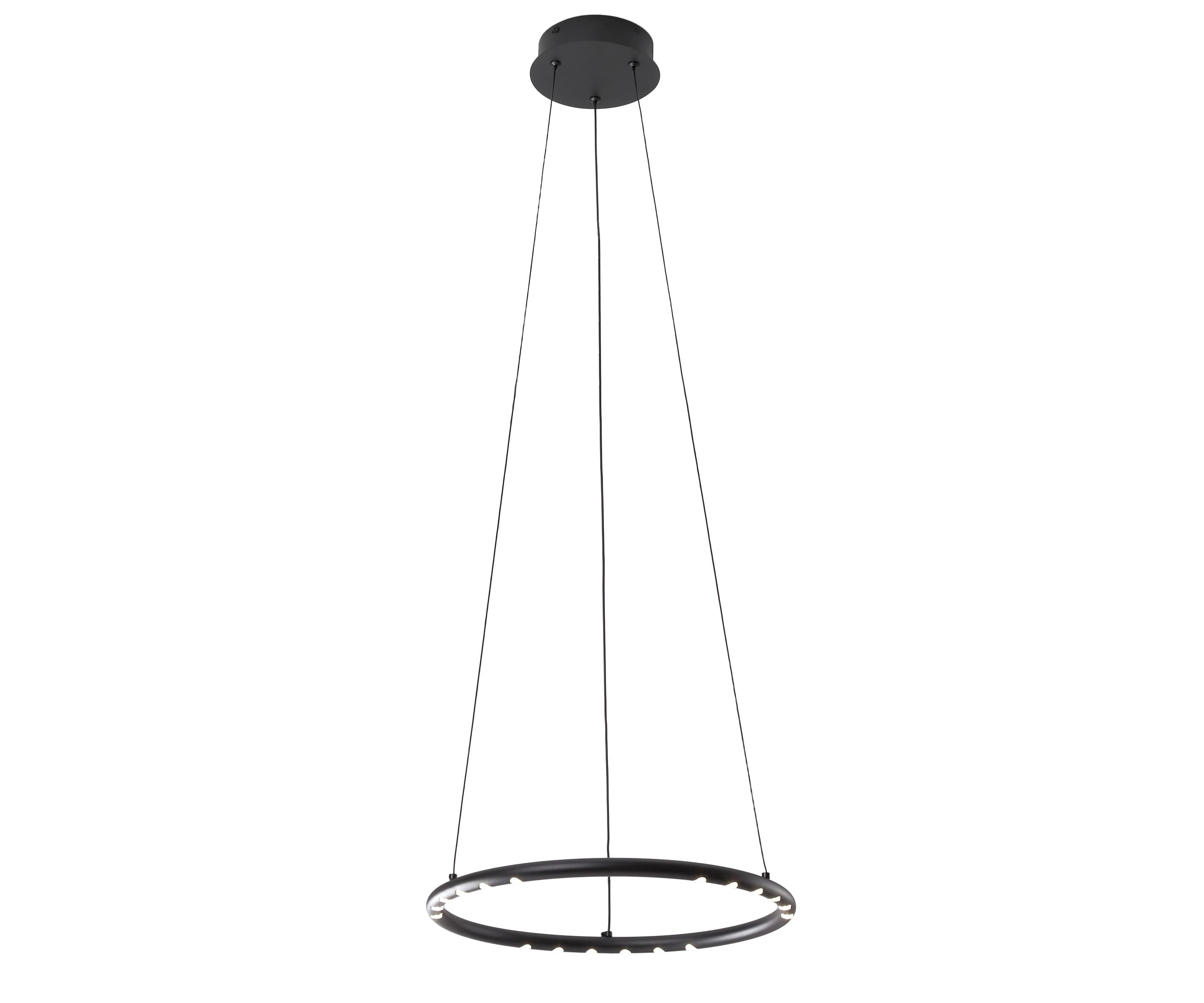 Kink Light 08557-40,19 Подвес диммируемый Магни черный d40 h200 Led 18W (4000K) с пультом ДУ