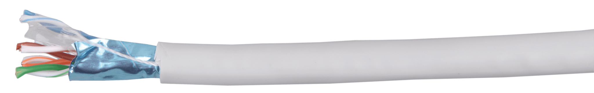 IEK ITK Витая пара F/UTP категории 5E 4x2х24AWG LSZH оранжевый (305м) LC1-C5E04-327 — миниатюра 2